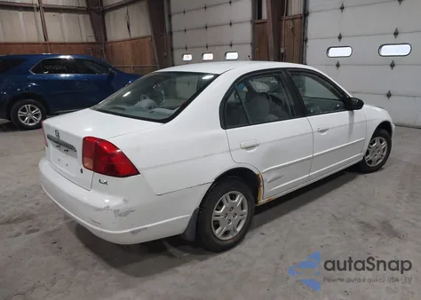 2002 Honda Civic Lx from USA, damaged, VIN 2HGES16512H575409